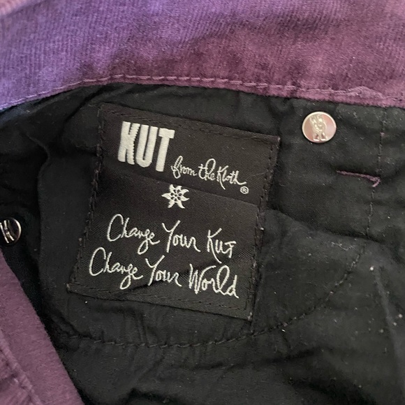 EUC Kut from the Cloth Diana Skinny purple cords - Picture 7 of 10